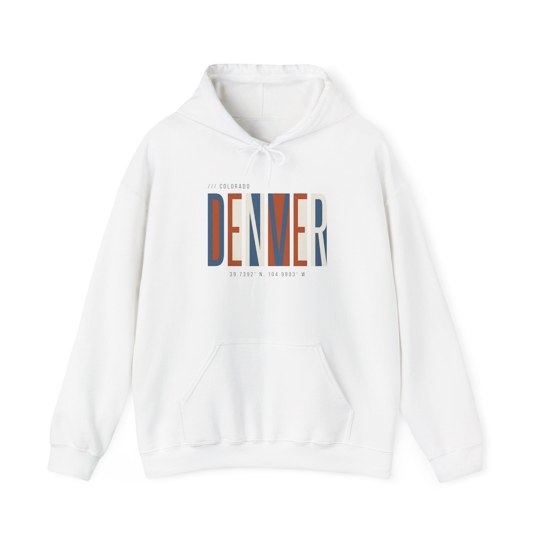 Denver Retro Stripe Hoodie — Colorado City Pride Sweatshirt