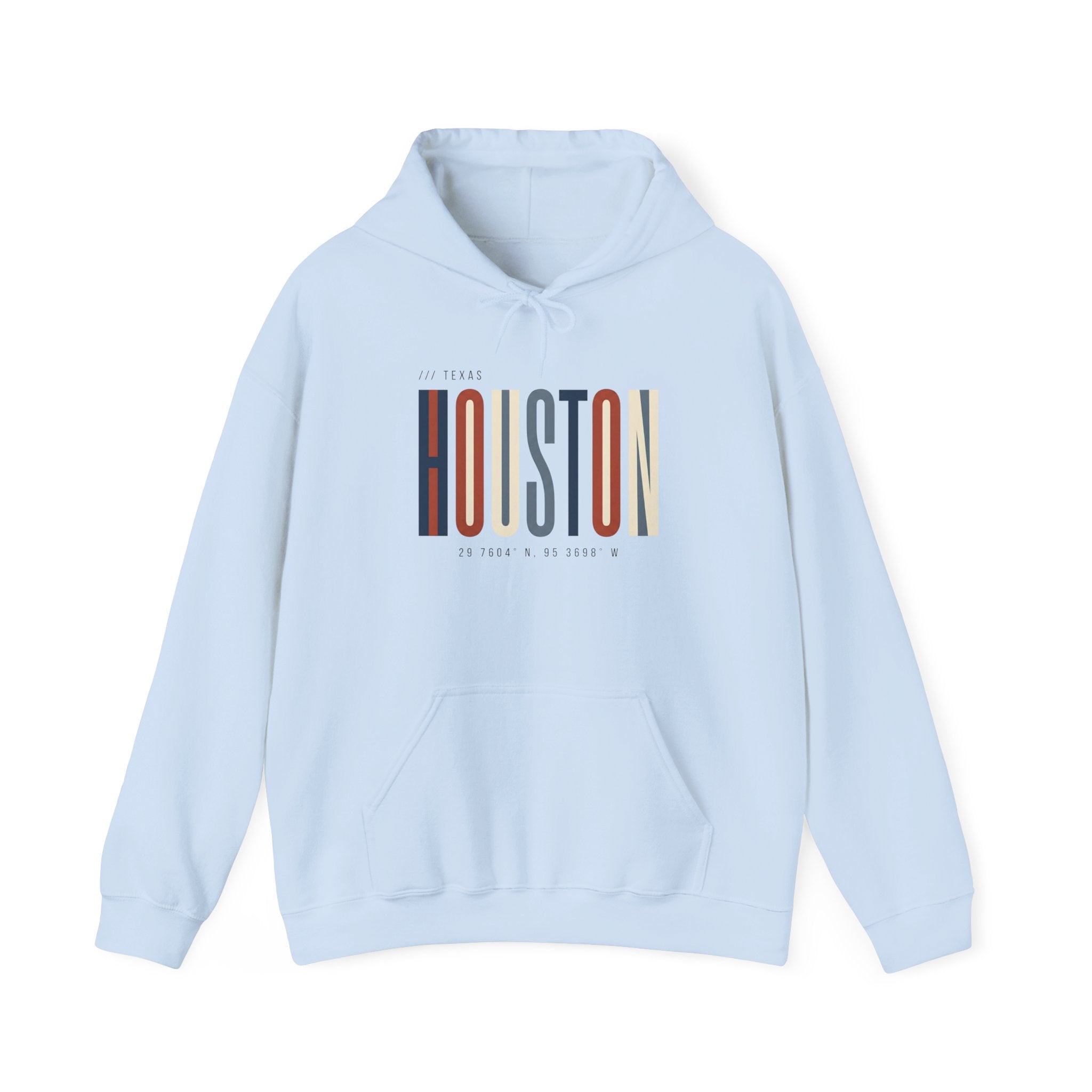 Houston Retro Stripe Hoodie — Vintage City Pride Sweatshirt