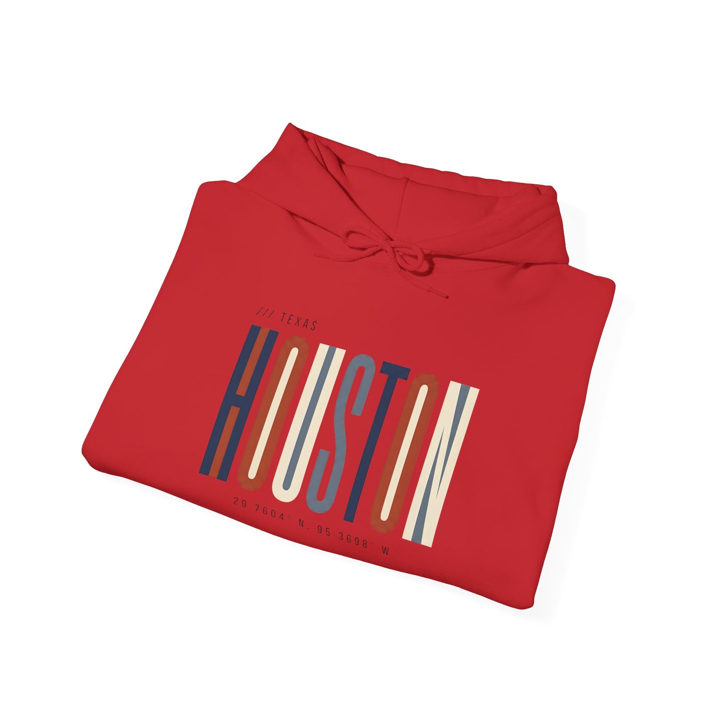 Houston Retro Stripe Hoodie — Vintage City Pride Sweatshirt