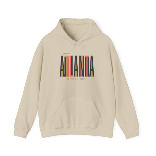 Atlanta Retro Stripe Hoodie – Colorblock City Pride Sweatshirt