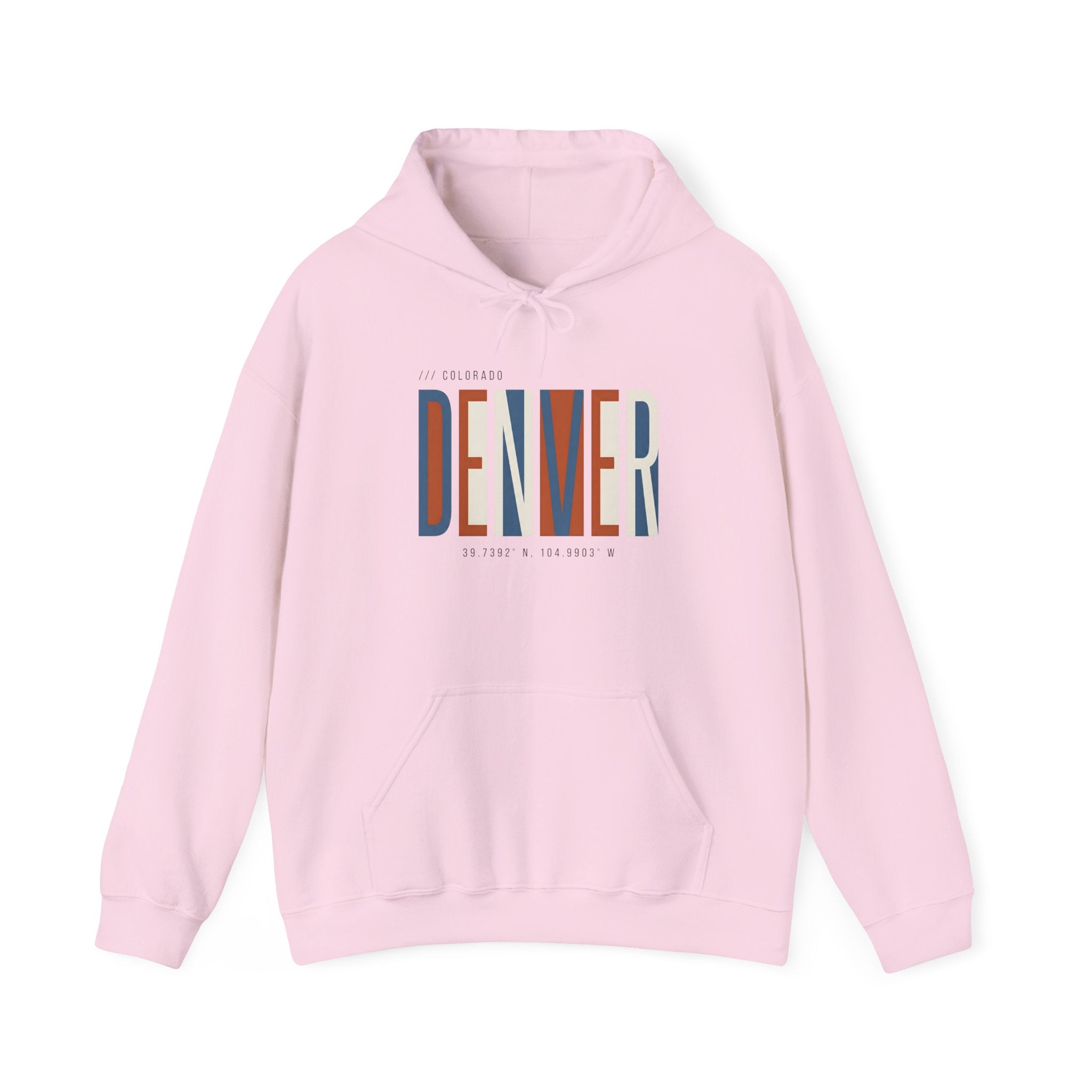 Denver Retro Stripe Hoodie — Colorado City Pride Sweatshirt