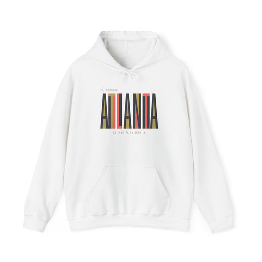 Atlanta Retro Stripe Hoodie – Colorblock City Pride Sweatshirt