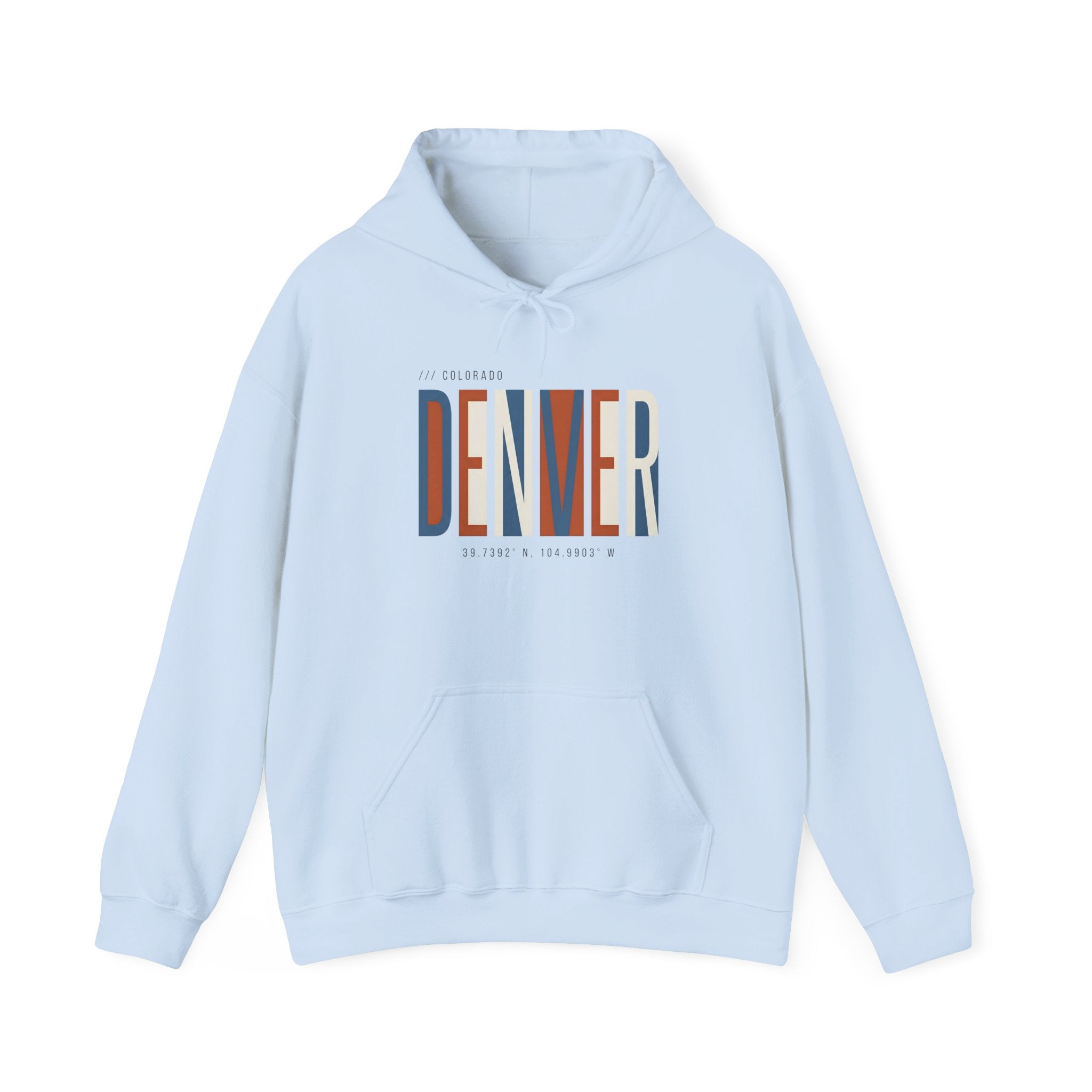 Denver Retro Stripe Hoodie — Colorado City Pride Sweatshirt