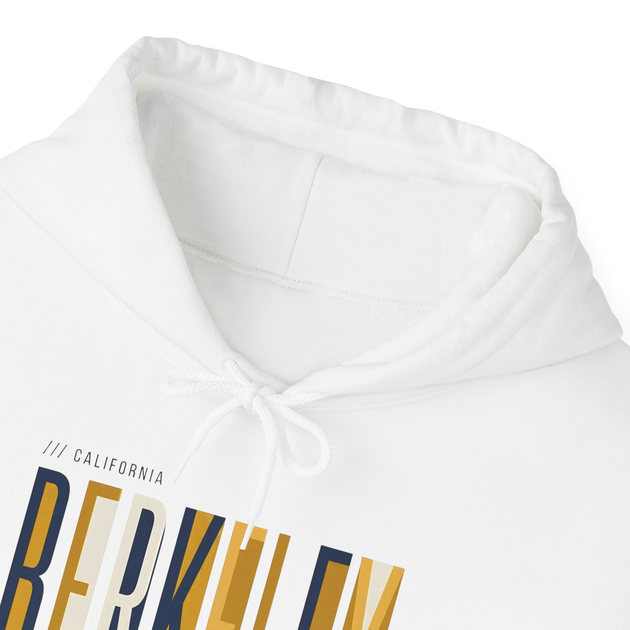 Berkeley Vertical Stripes Hoodie — Modern Collegiate Graphic Sweatshirt