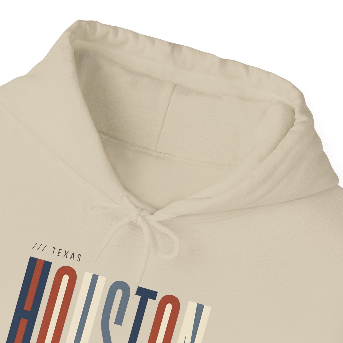 Houston Retro Stripe Hoodie — Vintage City Pride Sweatshirt