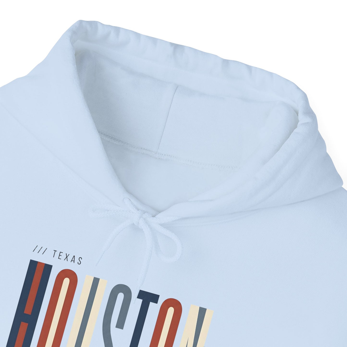 Houston Retro Stripe Hoodie — Vintage City Pride Sweatshirt