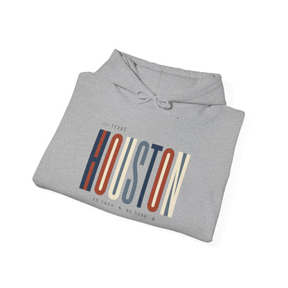 Houston Retro Stripe Hoodie — Vintage City Pride Sweatshirt