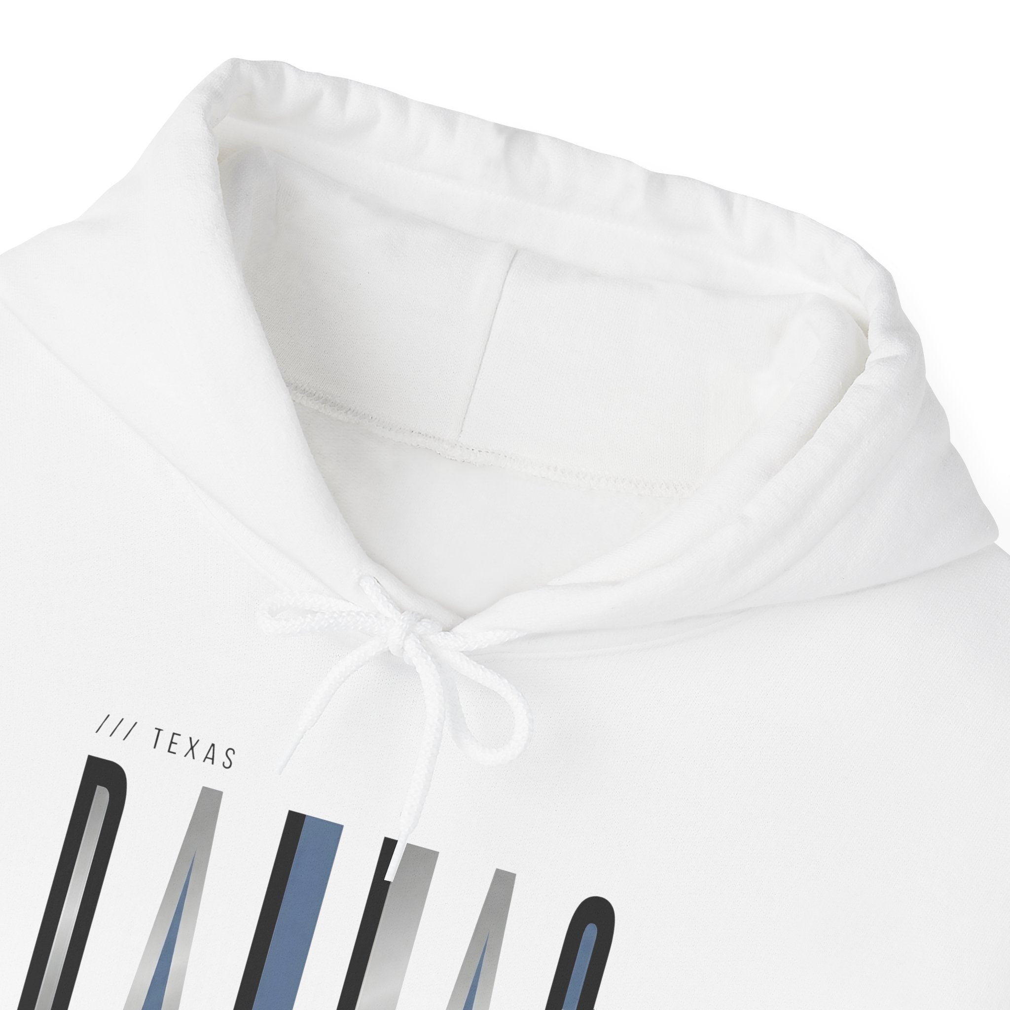 Dallas Skyline Hoodie — Modern City Graphic Hooded Sweatshirt