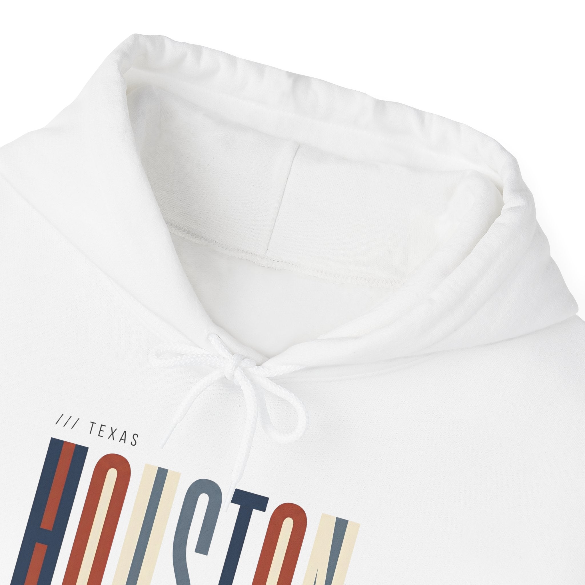 Houston Retro Stripe Hoodie — Vintage City Pride Sweatshirt