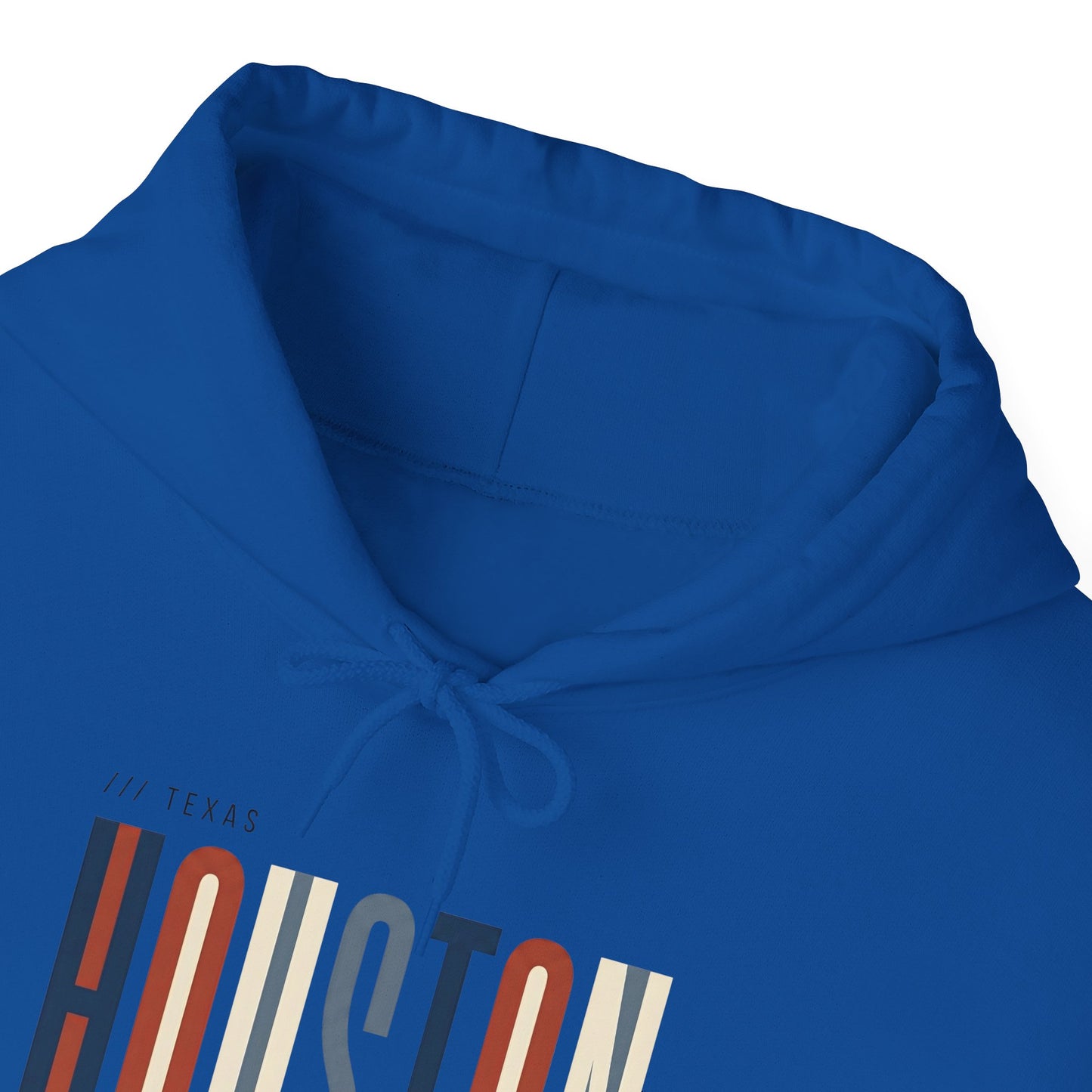Houston Retro Stripe Hoodie — Vintage City Pride Sweatshirt