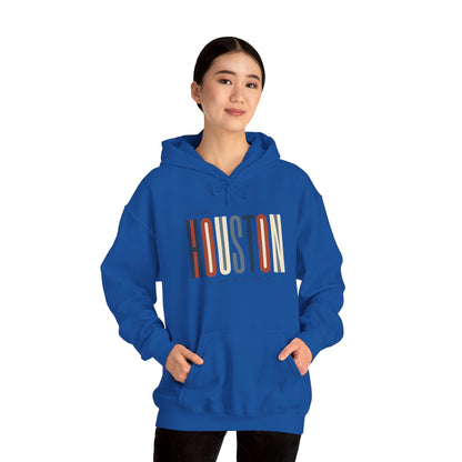 Houston Retro Stripe Hoodie — Vintage City Pride Sweatshirt