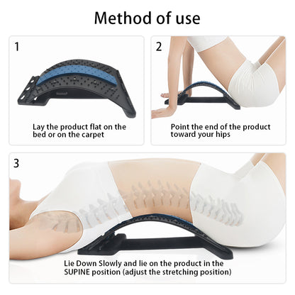 Adjustable Back Massager for Relaxation and Muscle Tension Relief