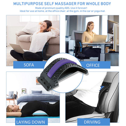 Adjustable Back Massager for Relaxation and Muscle Tension Relief