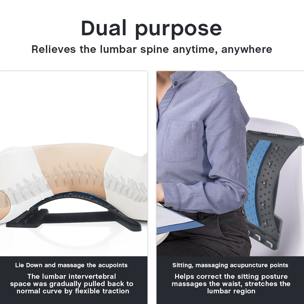 Adjustable Back Massager for Relaxation and Muscle Tension Relief