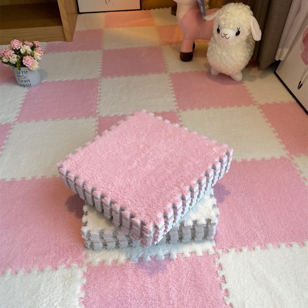 Multipurpose Interlocking Plush Carpet