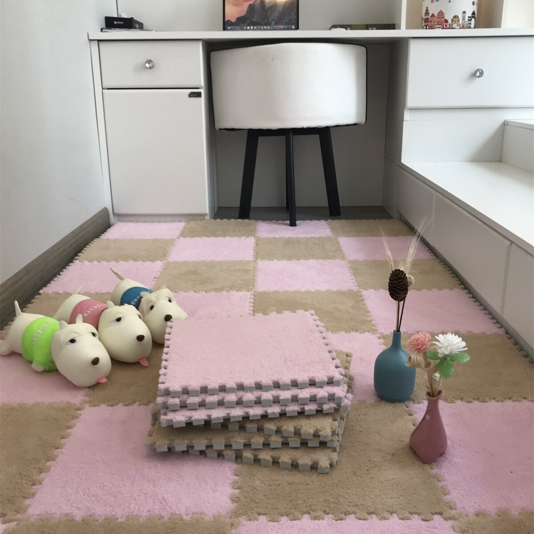 Multipurpose Interlocking Plush Carpet