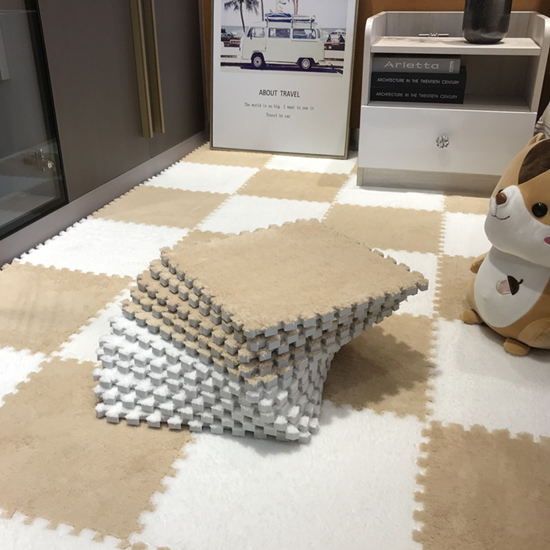 Multipurpose Interlocking Plush Carpet