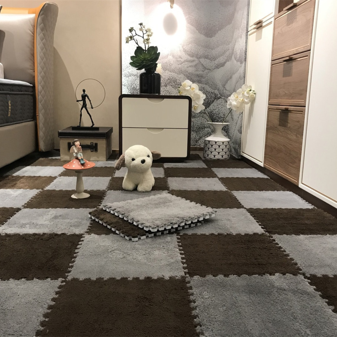 Multipurpose Interlocking Plush Carpet