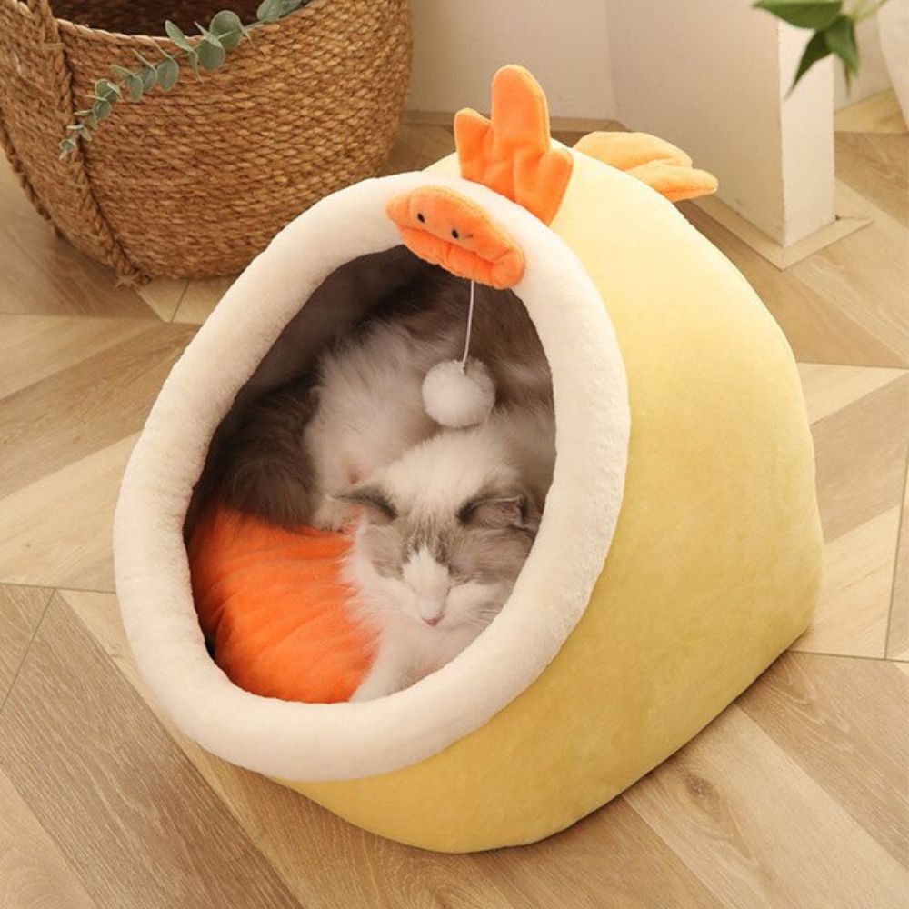 Warm Cat Bed Basket - Chick