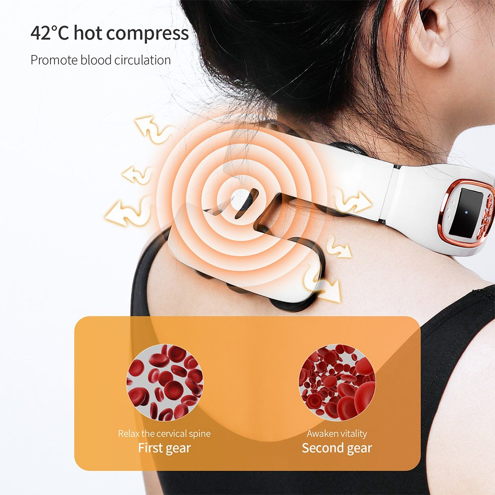 Neck and Back Pulse Heat Massager