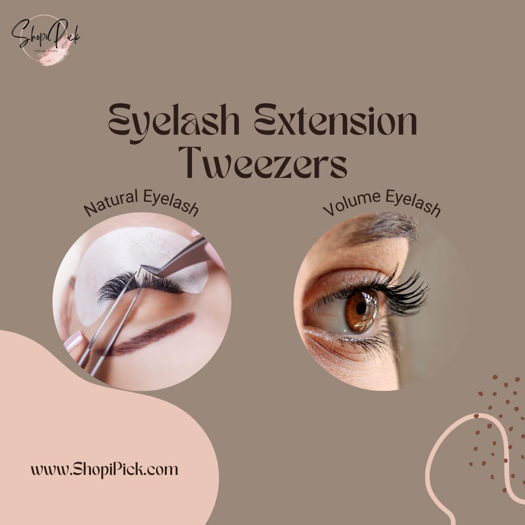 NATUHANA Anti-static Straight Eyelash Extension Tweezers