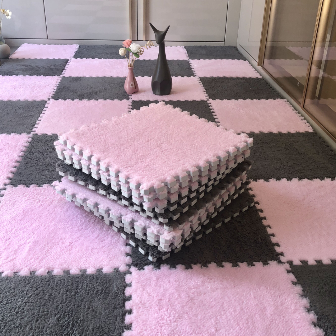 Multipurpose Interlocking Plush Carpet