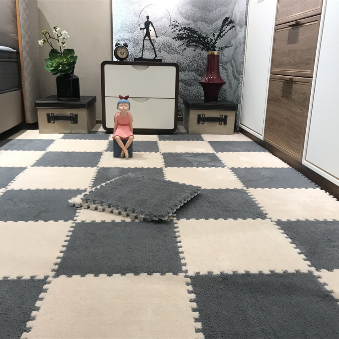 Multipurpose Interlocking Plush Carpet