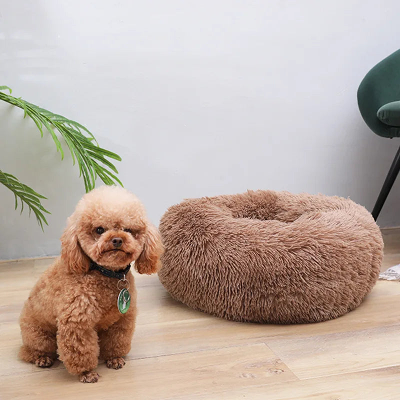 Luxury Long-Haired Cozy Bed For Cats & Dogs