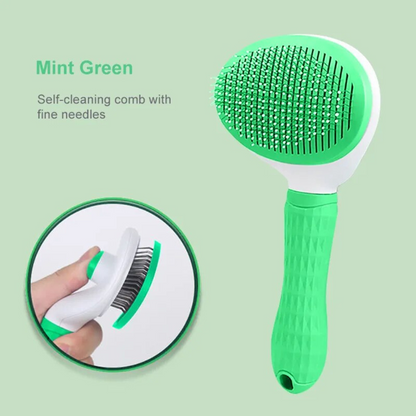 Pet Salon at Home: 2-in-1 Dog and Cat Hair Remover & Grooming Brush