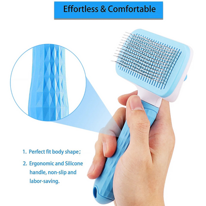 Pet Salon at Home: 2-in-1 Dog and Cat Hair Remover & Grooming Brush