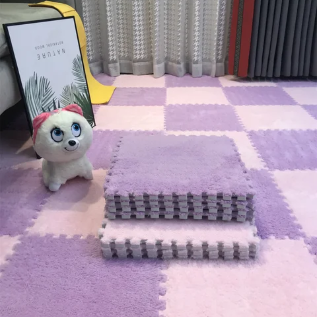 Multipurpose Interlocking Plush Carpet