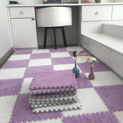 Multipurpose Interlocking Plush Carpet