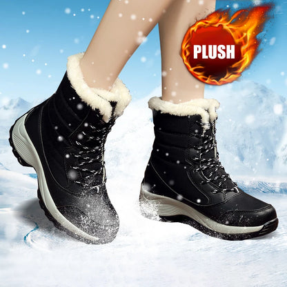 Women's Winter Ankle Boots: Warm, Waterproof, Non-slip, Stylish Casual Wear