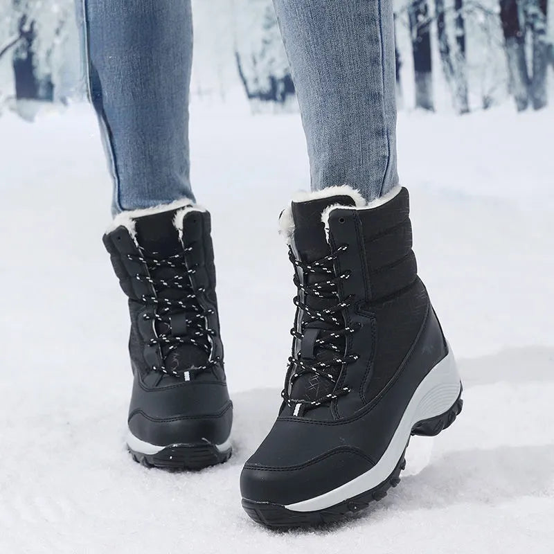 Women's Winter Ankle Boots: Warm, Waterproof, Non-slip, Stylish Casual Wear