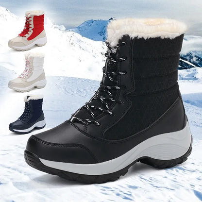 Women's Winter Ankle Boots: Warm, Waterproof, Non-slip, Stylish Casual Wear