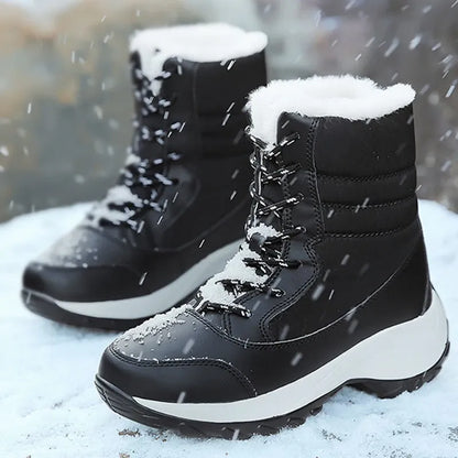 Women's Winter Ankle Boots: Warm, Waterproof, Non-slip, Stylish Casual Wear