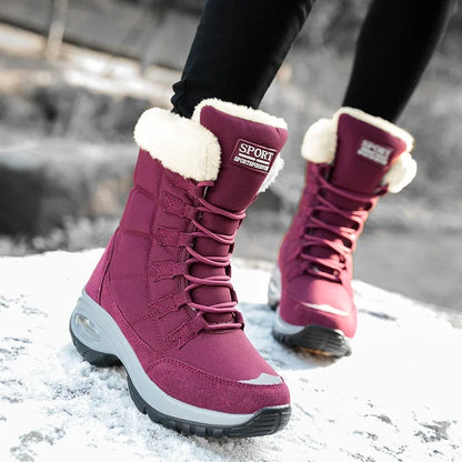 Warm Winter Hiking Boots for Women - Waterproof & Comfortable