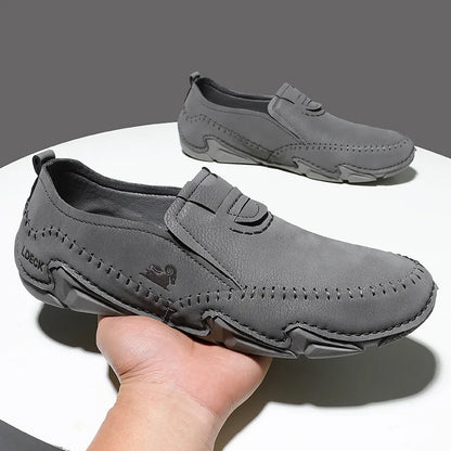 Casual Men's Loafers with Fashionable Sporty Style for Spring and Summer, featuring Soft Soles for Outdoor Comfort