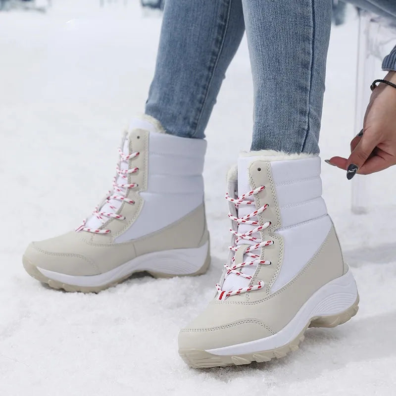 Women's Winter Ankle Boots: Warm, Waterproof, Non-slip, Stylish Casual Wear