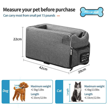 Portable Pet Car Safety Seat