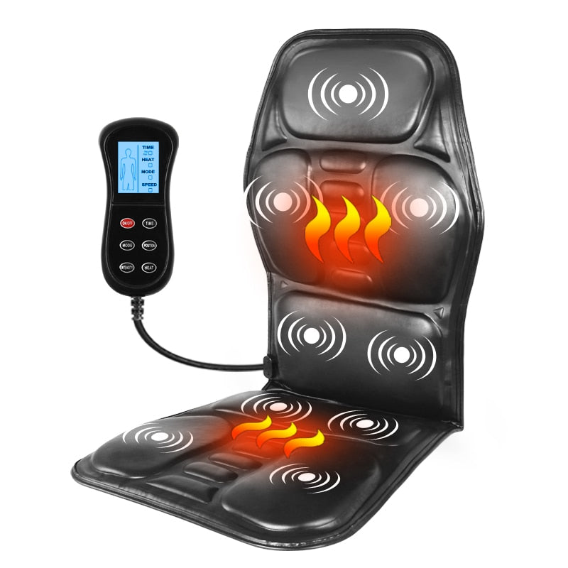 Portable Heating Vibrator Massage Chair Cushion