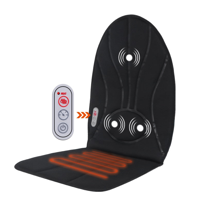 Portable Heating Vibrator Massage Chair Cushion