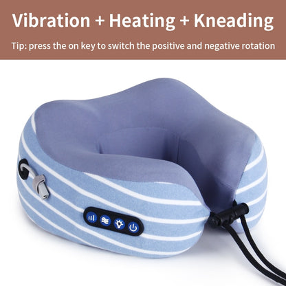 Electric Neck Massager U-Shaped Pillow