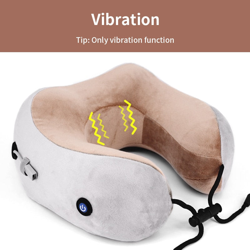 Electric Neck Massager U-Shaped Pillow