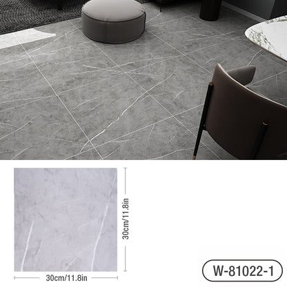 Simulated Marble Tile Floor Sticker