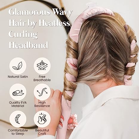 Heatless Curling Rod Headband