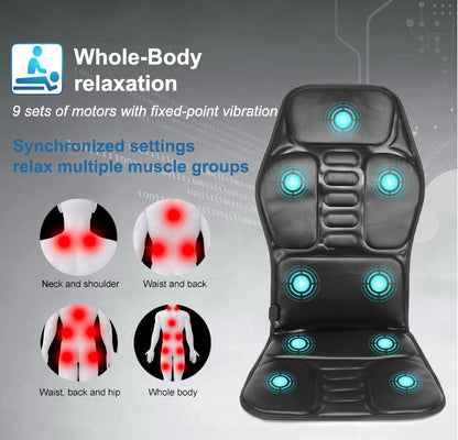 Portable Heating Vibrator Massage Chair Cushion