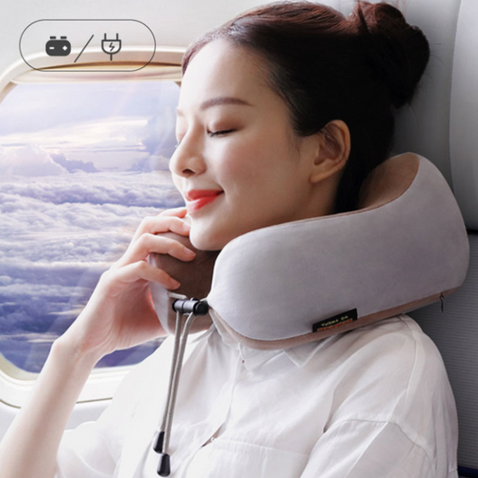 Electric Neck Massager U-Shaped Pillow for Home, Car, and Outdoor Relaxation